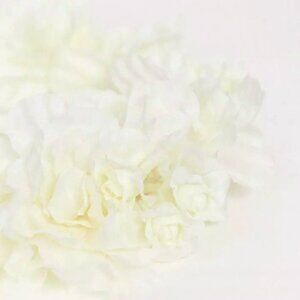 ✨NEW Bride Wreath Boho Flower Headband Crown Garland Wedding Off-White Festive ✨